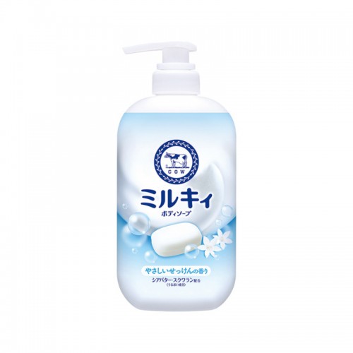 Cow 牛乳石碱 高保湿沐浴露 500ml 牛奶皂香